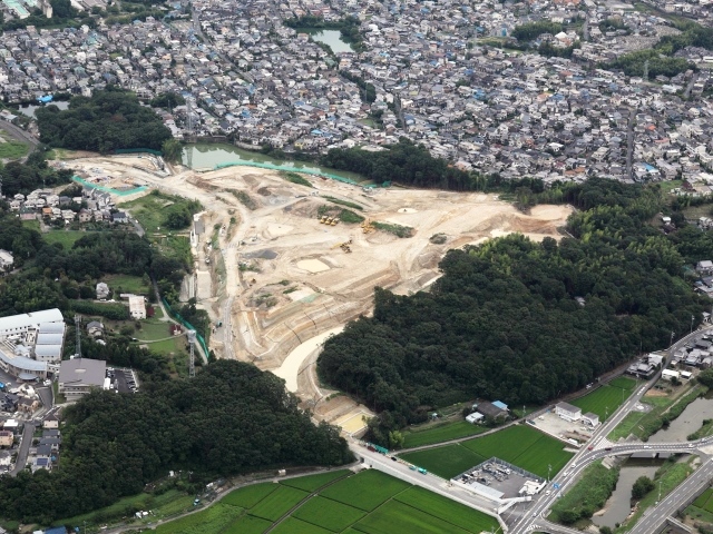 平成26年8月現在の航空写真
