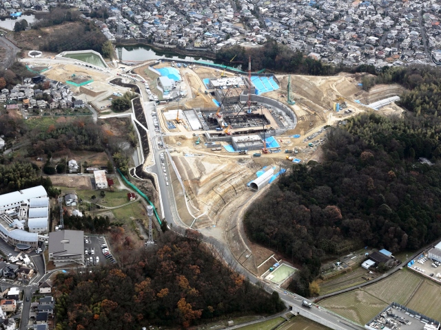 平成27年12月現在の航空写真