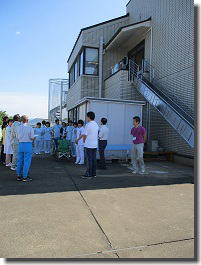病棟スロープ避難訓練28_2